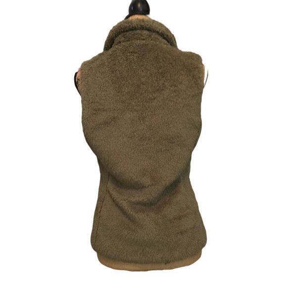 Patagonia Women's Moss Green Fury Full Zip Lined Vintage Retro Vest Size Medium - Picture 9 of 10